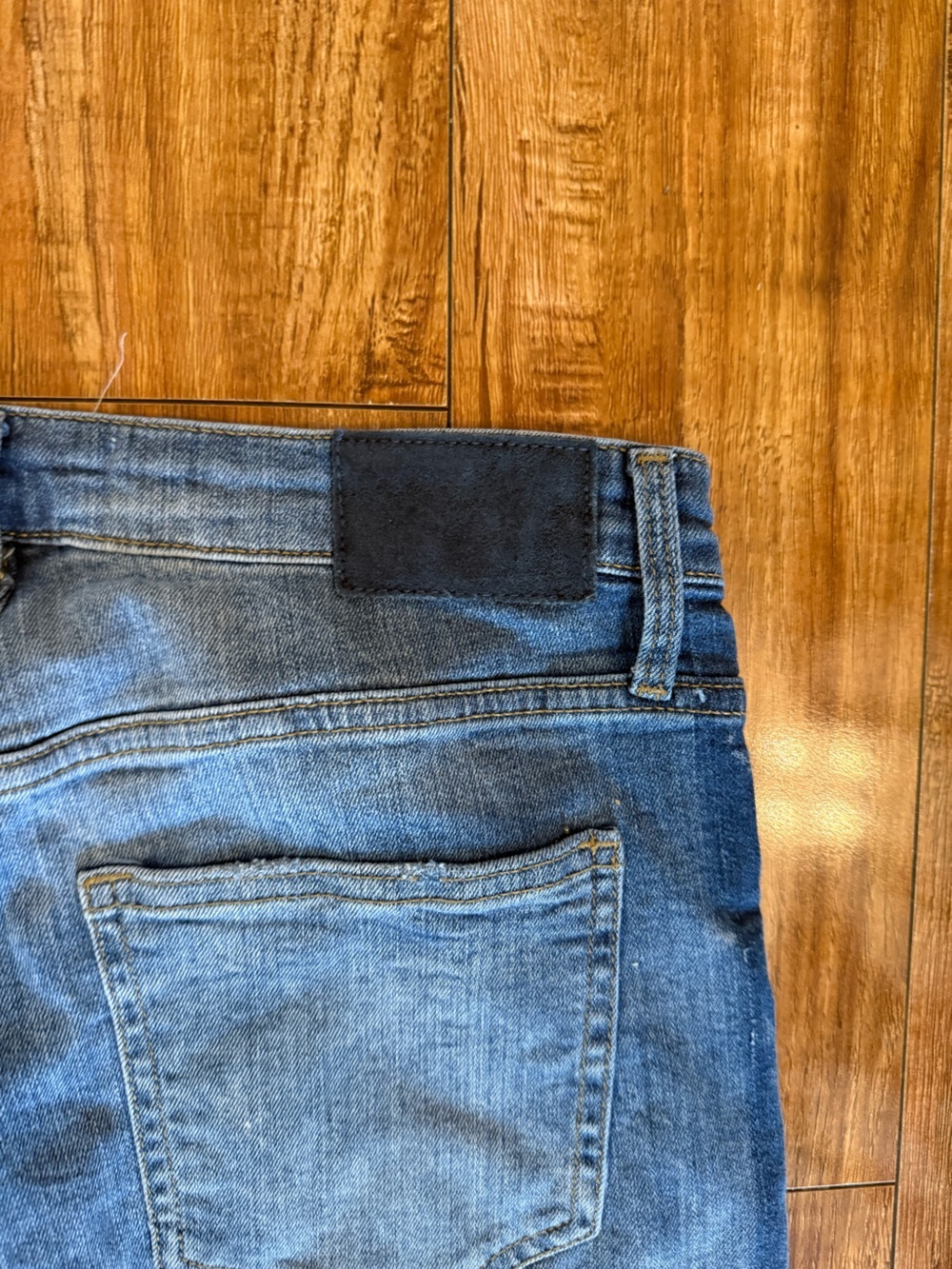 LOGG Women’s Blue Skinny Slim Ankle Cropped Jeans Size 8 - Picture 7 of 8